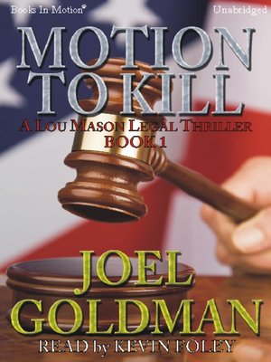 cover image of Motion to Kill